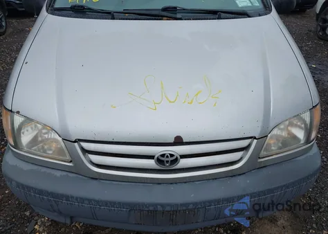 2002 Toyota Sienna Le из США, поврежденный, VIN 4T3ZF13C42U488398